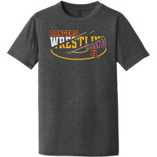Forest Lake Wrestling Black Frost Tri-Blend T-Shirt '25